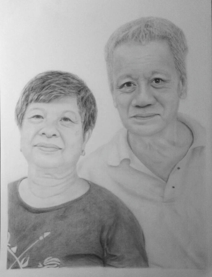 Two different Photos in one portrait (8x11 vellum)